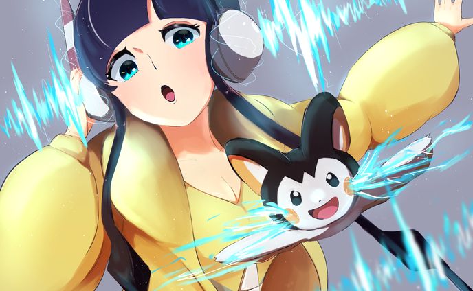ポケモン一枚絵(カミツレ)