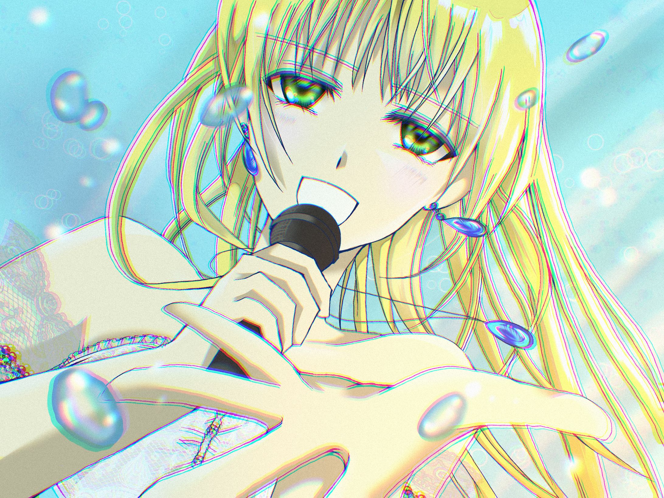 星宮みるく2nd Single「LaMer」ジャケットイラスト-1
