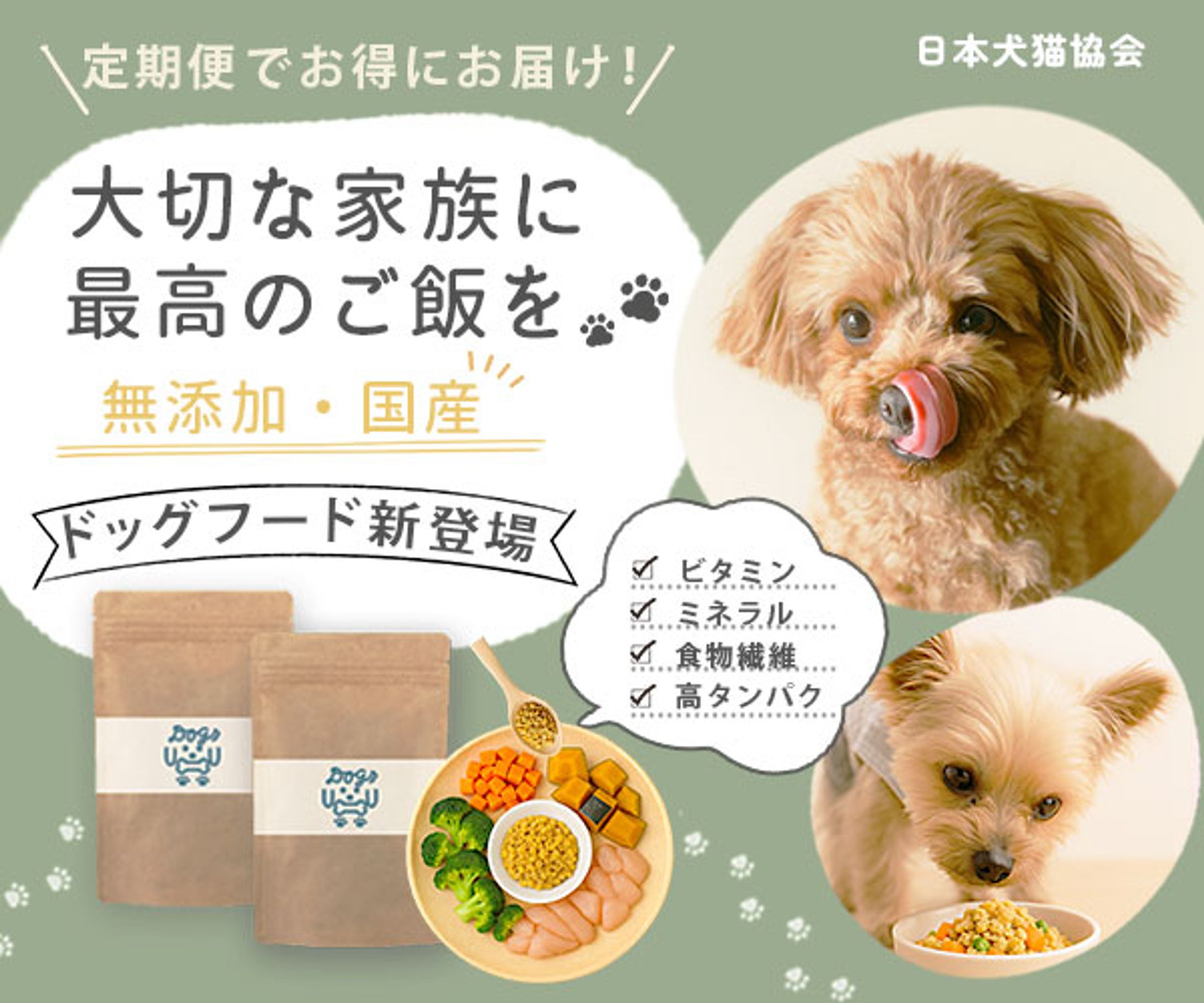 ドッグフード広告バナー（架空案件）-1