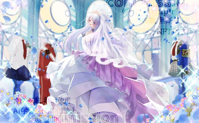 Vライバー 冬月シオン様　新衣装一枚絵