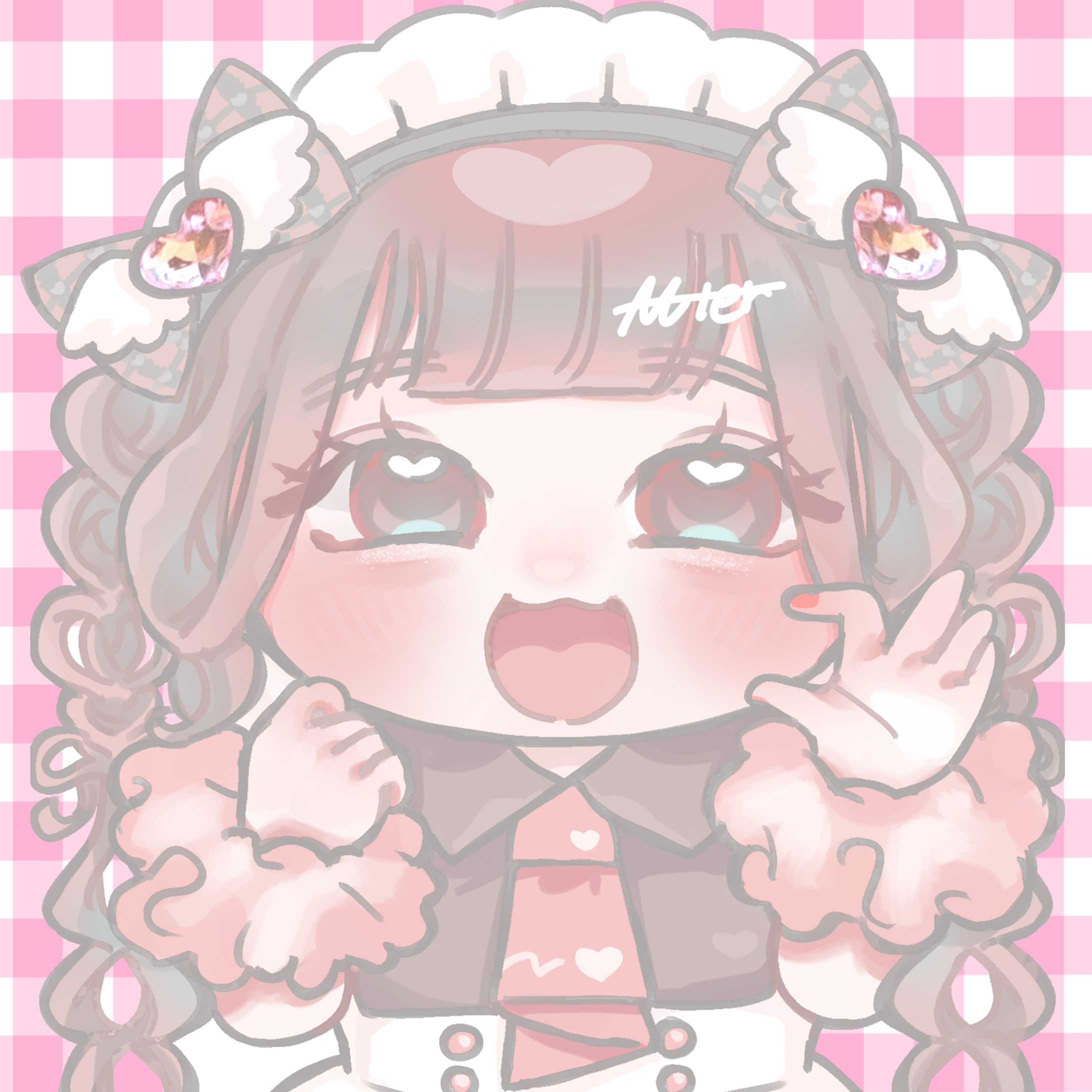 メイド似顔絵-1