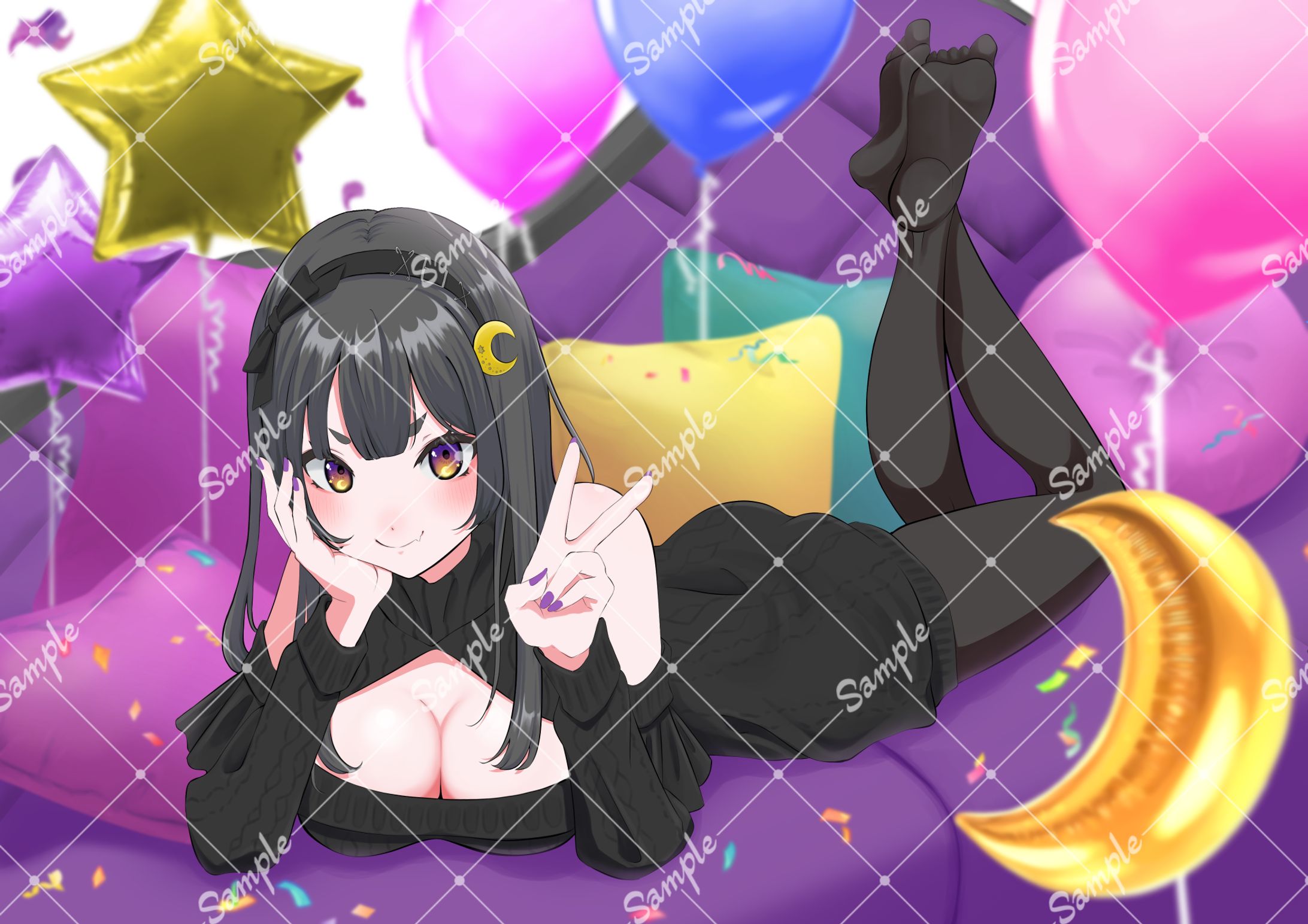 姉崎月様　2周年記念イラスト-1