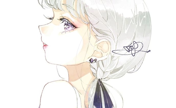 コンペ、白髪