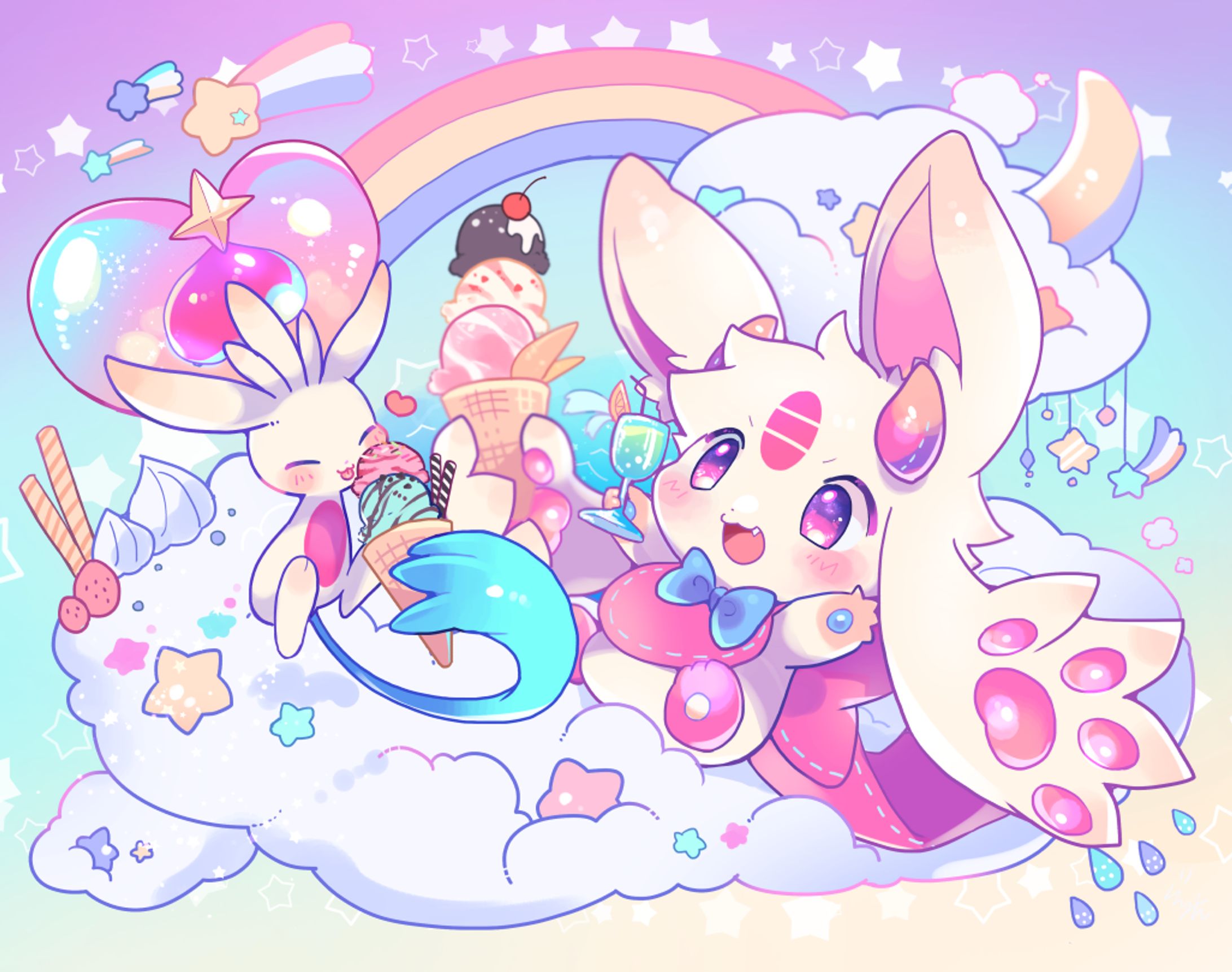 skebご依頼 OCイラスト作品05-1
