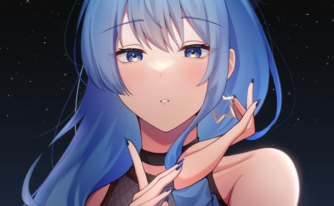 Bust Up Suisei Fan Art