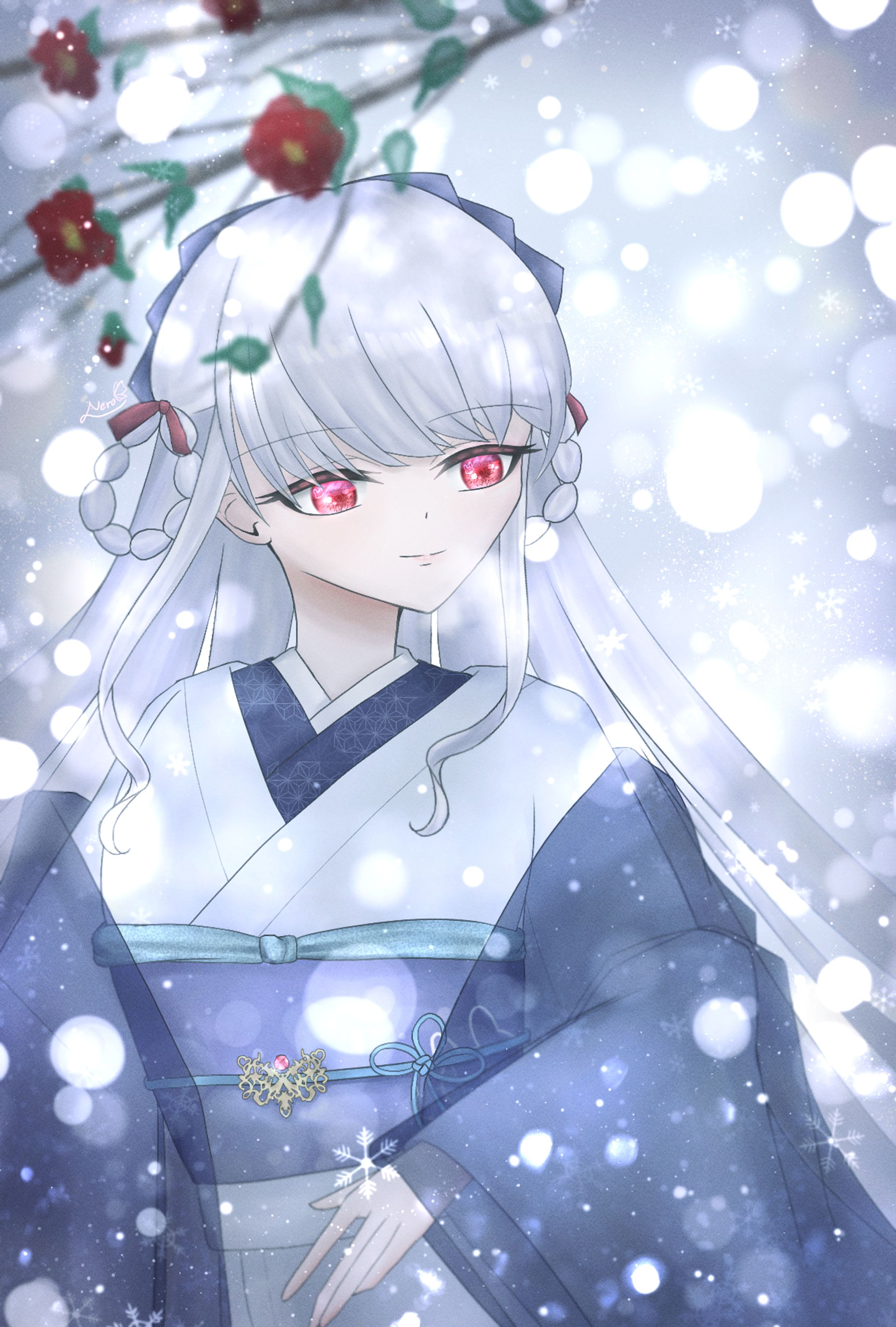 降り積もる雪-1