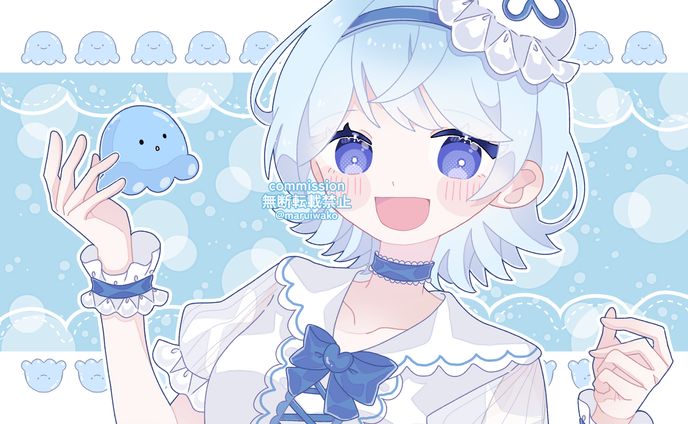 【ご依頼】活動用イラスト🩵🐬