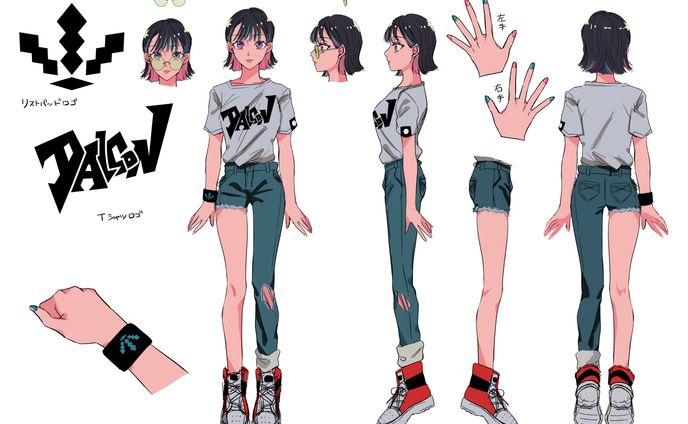 CGアニメキャラクターデザイン