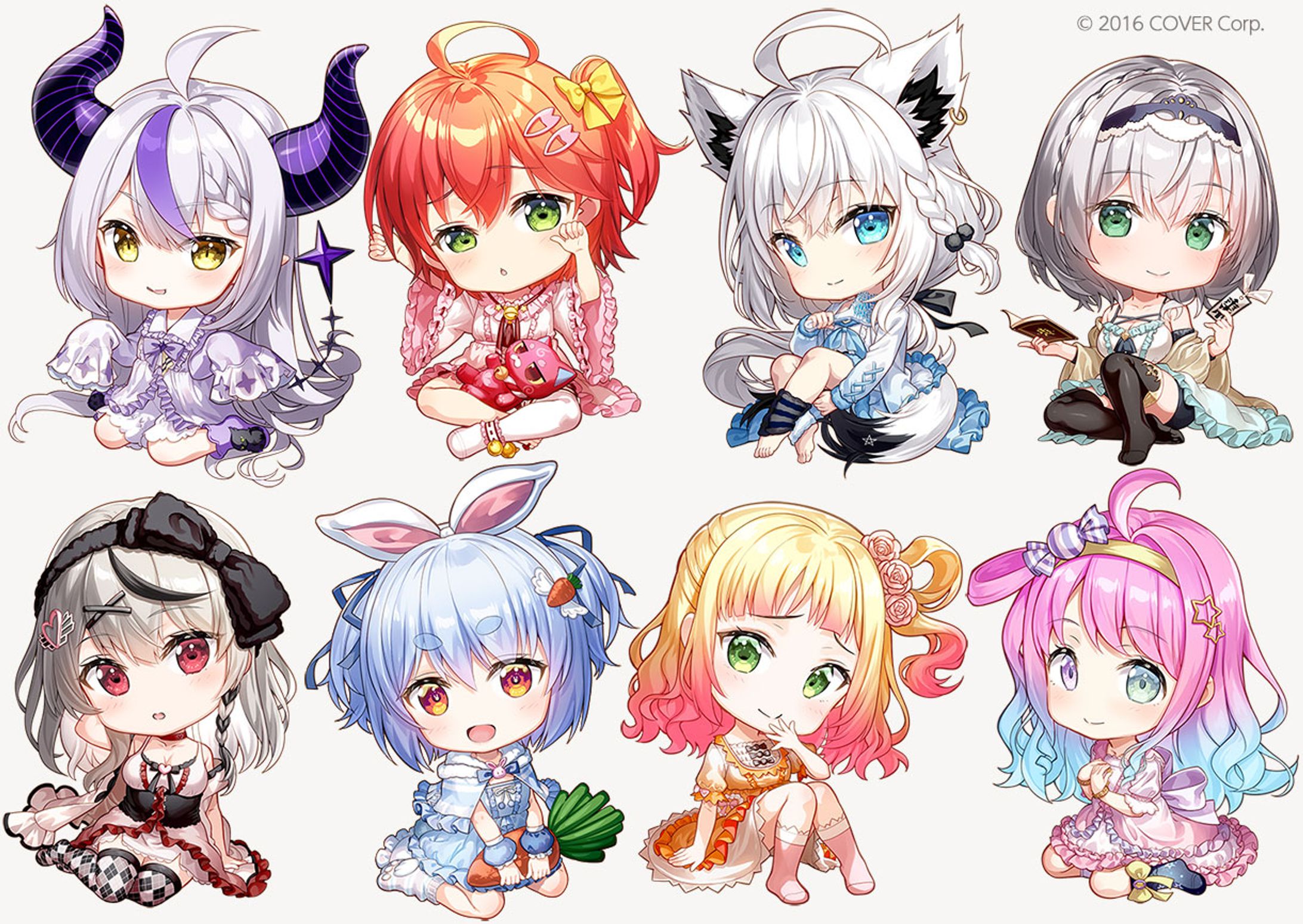 『hololiveくじ～ ホロライフ！～』　ＳＤイラスト-1