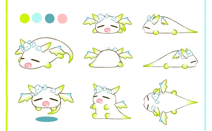 x layout design、ドラゴン