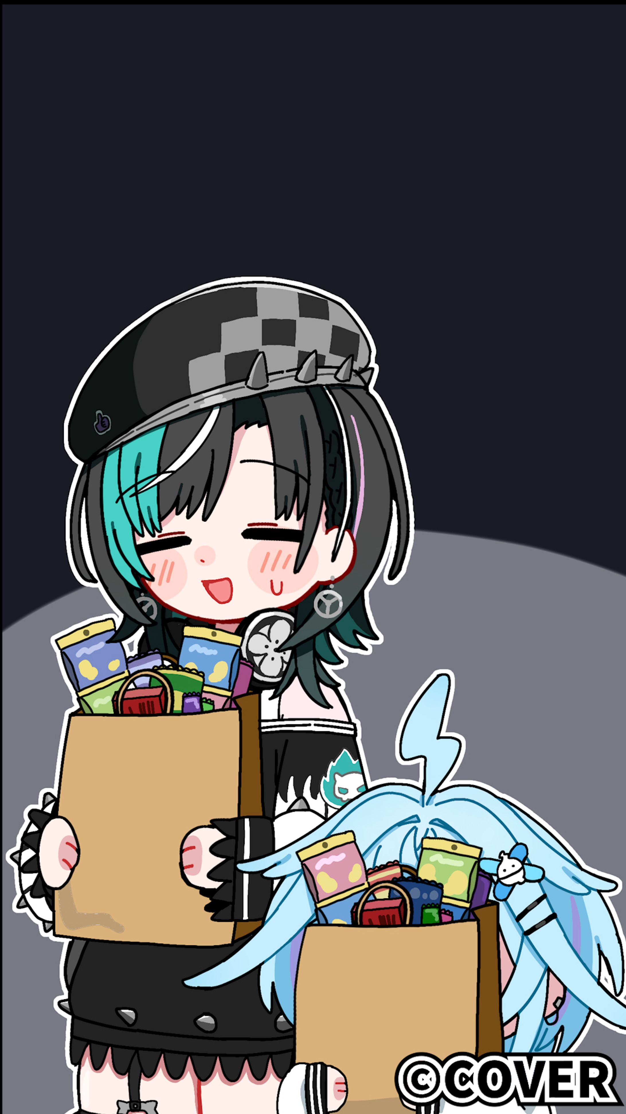 【ホロライブ所属】水宮枢様_イラストショート-1