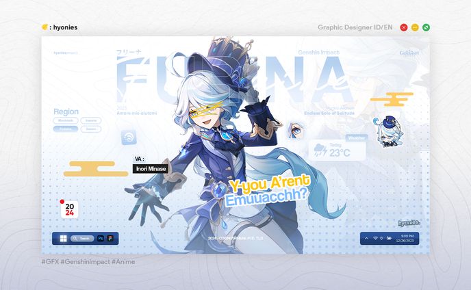[ Poster ] Furina - Genshin Impact