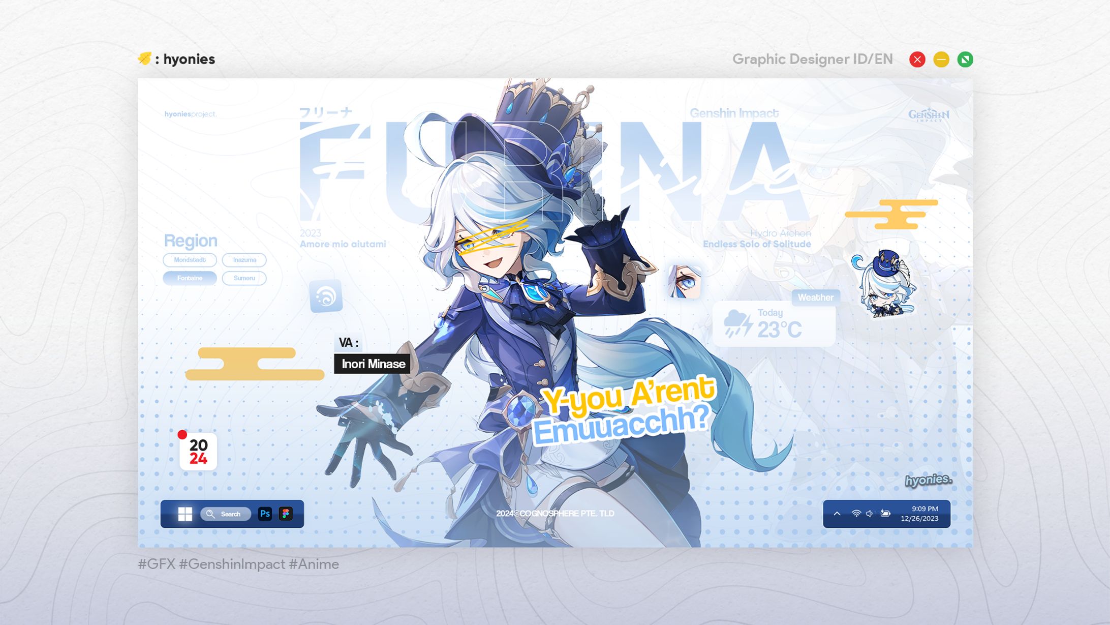 [ Poster ] Furina - Genshin Impact-1