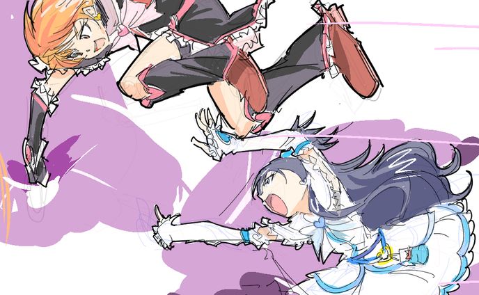 ふたりはプリキュアMaxHeart31話～35話各話シーン模写