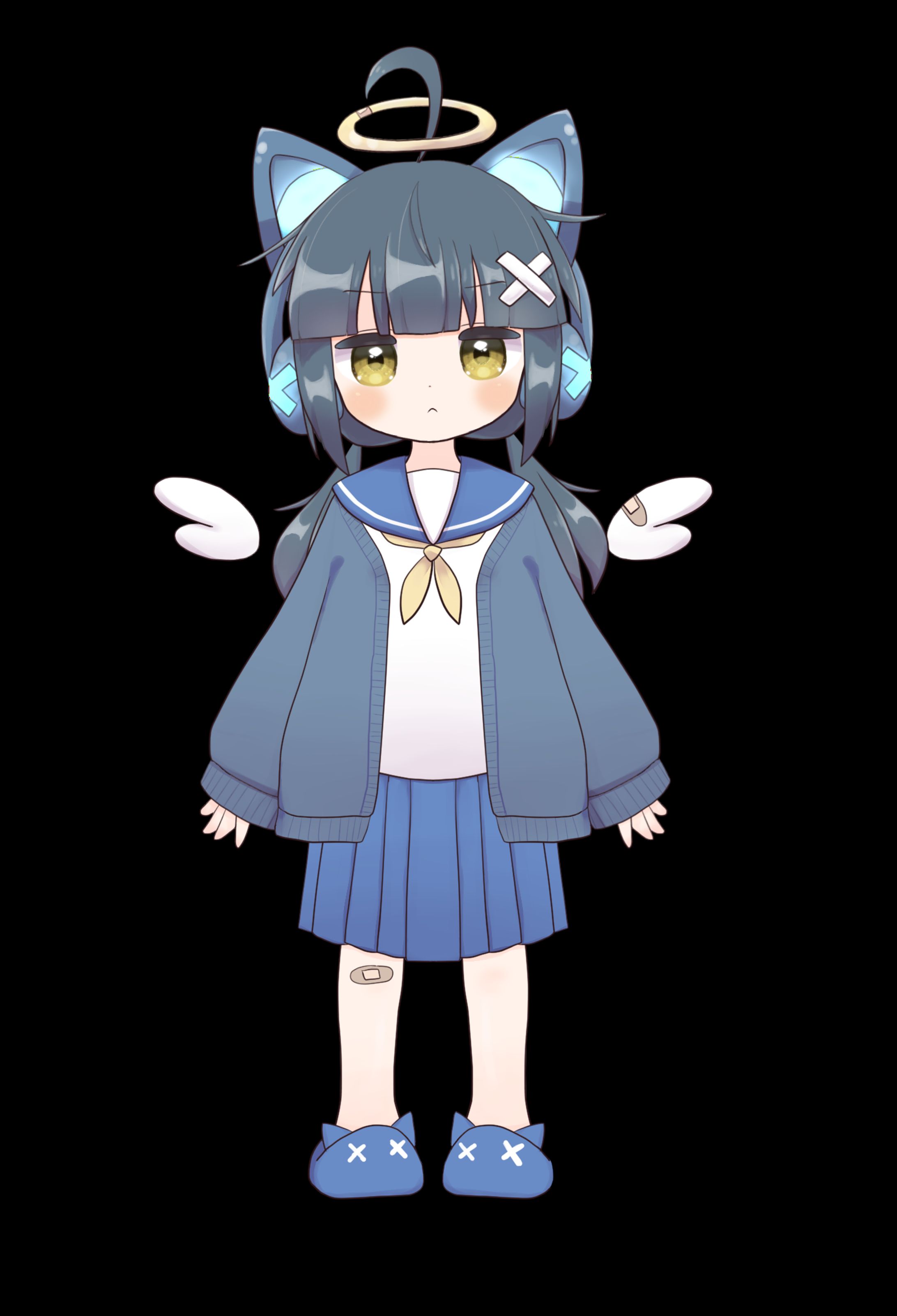 ねこむちゃんの立ち絵-1