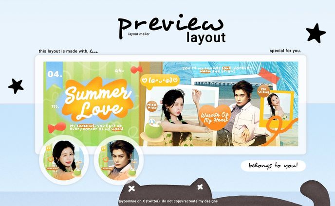 custom layout couple