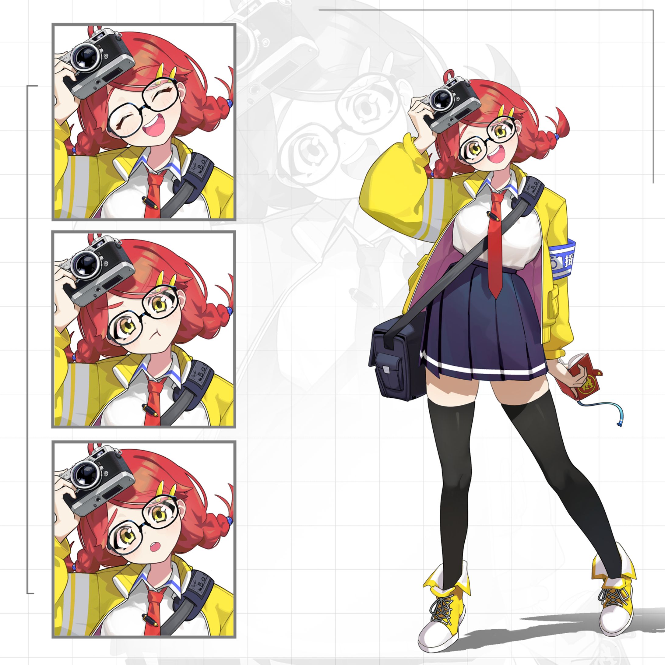 記者の女の子-1