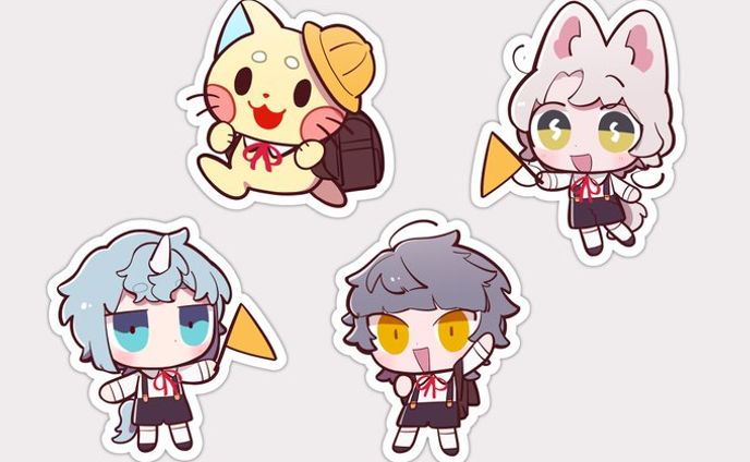 【自主制作】しおり用 SDイラスト