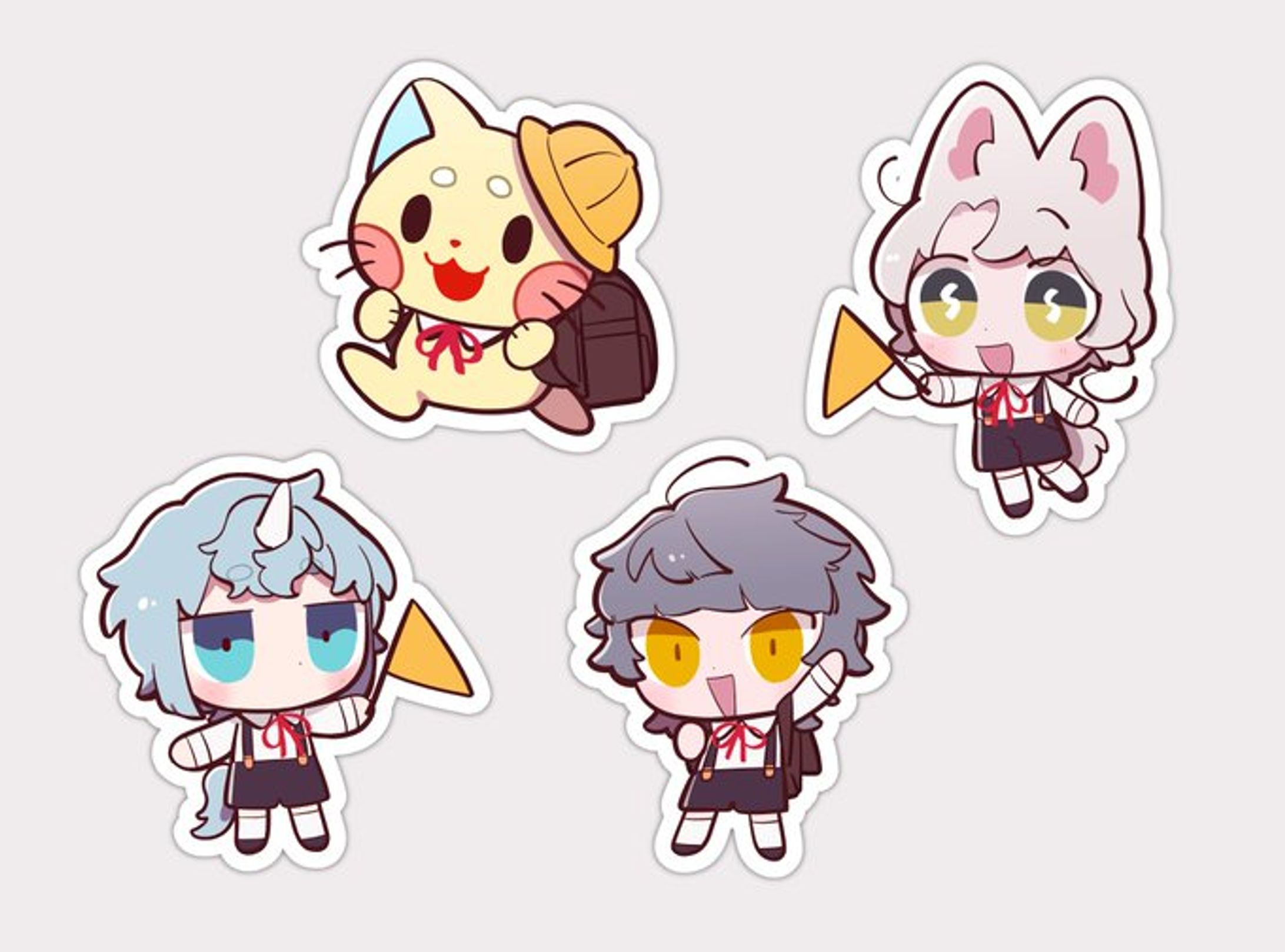 【自主制作】しおり用 SDイラスト-1