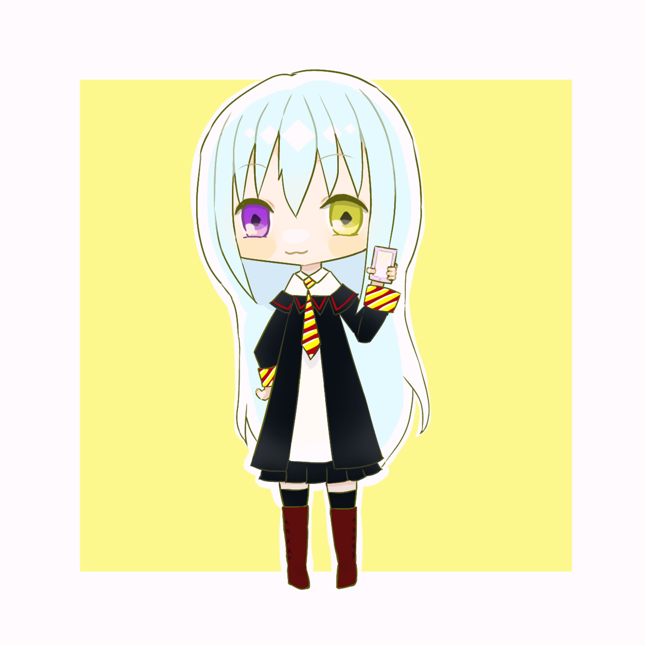 【デフォルメ】かいマホ魔女-1