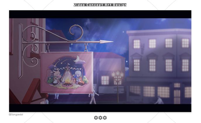 フタリボシ / Video Concept Art Design
