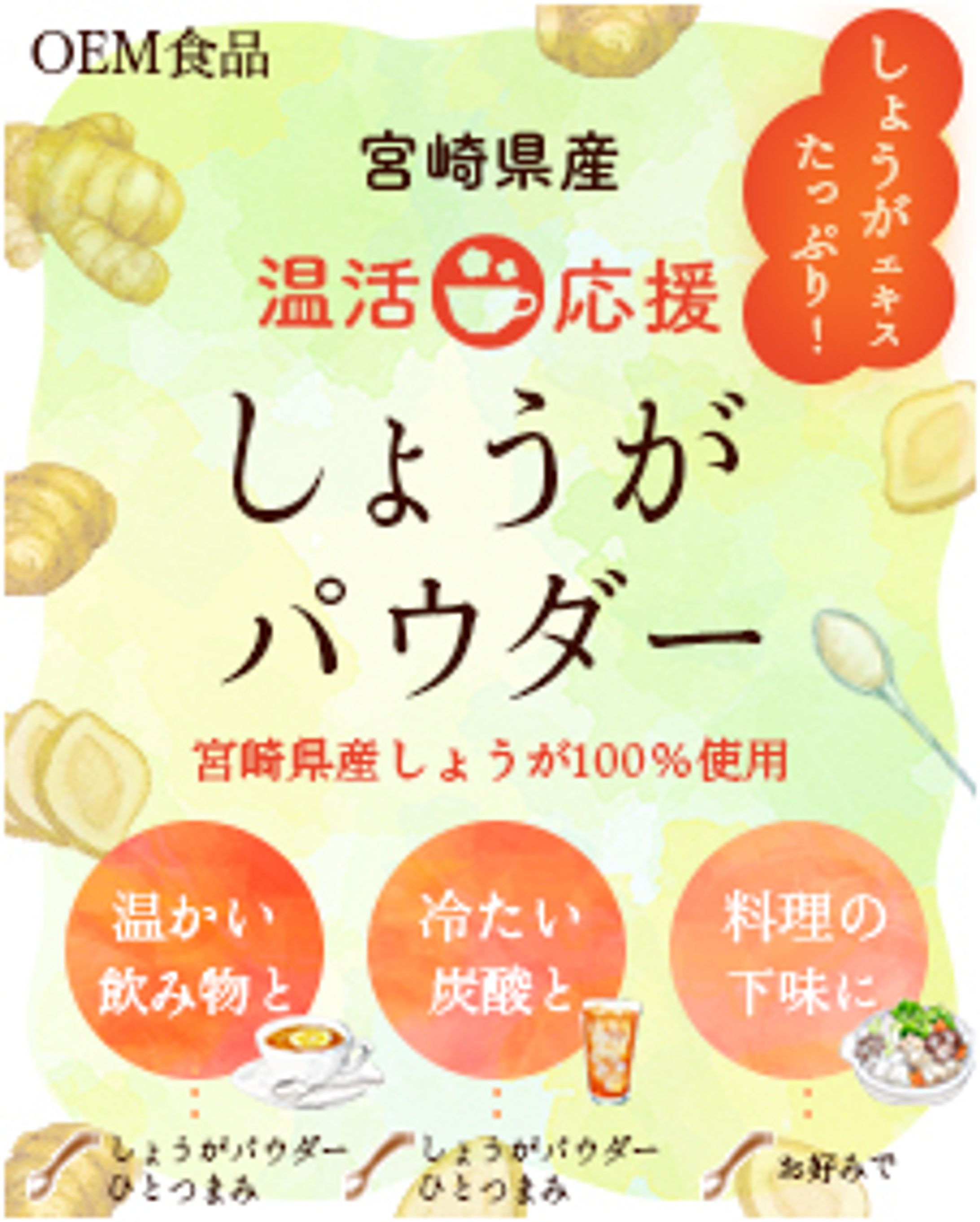しょうがパウダーラベルトーン原田実歩-1