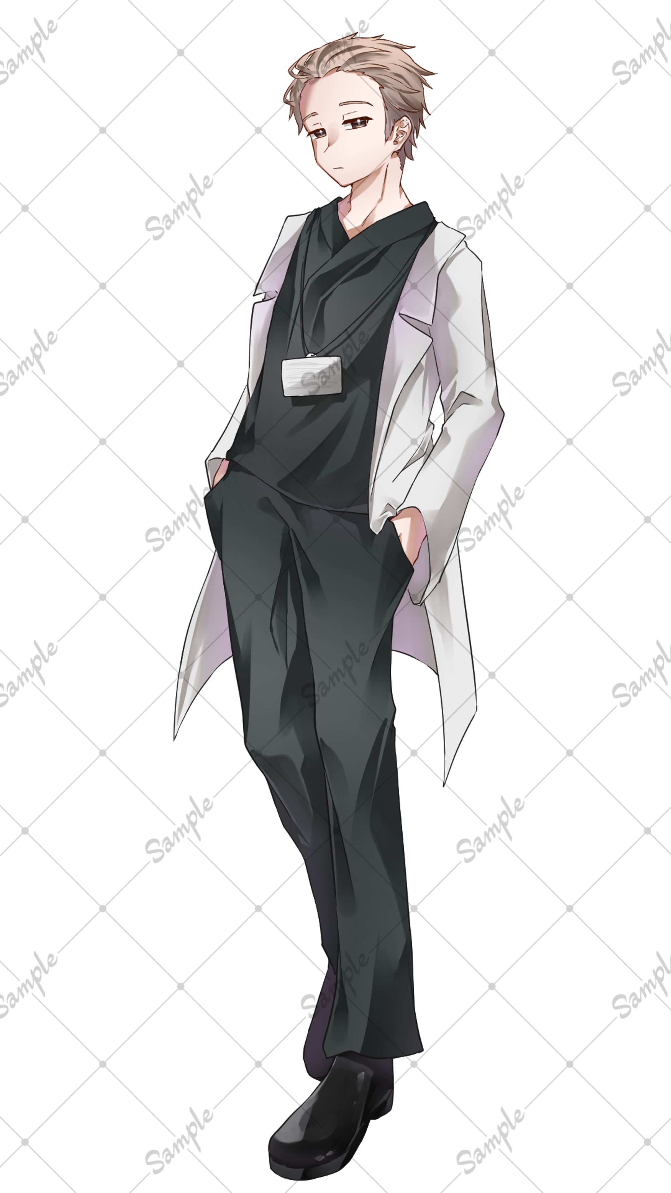 【立ち絵】TRPG用　全身　男性-1