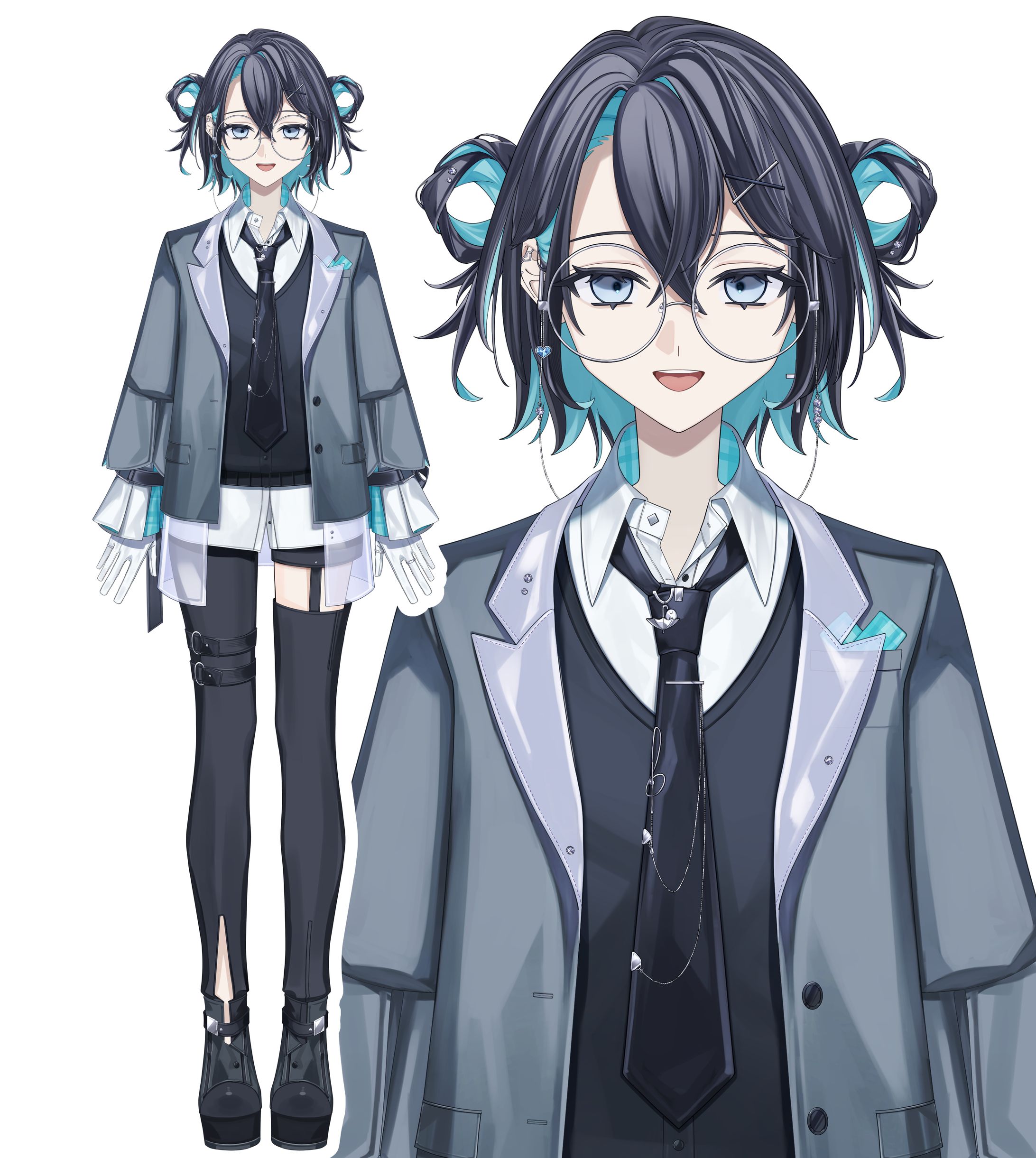 個人VTuber様 Live2D用立ち絵等-1