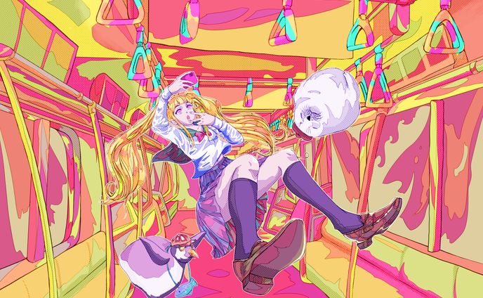 gif動画、ych