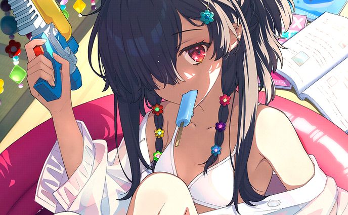 メロンブックス画集『106+麗 by Melonbooks Girls Collection 2025 SUMMER』掲載イラスト