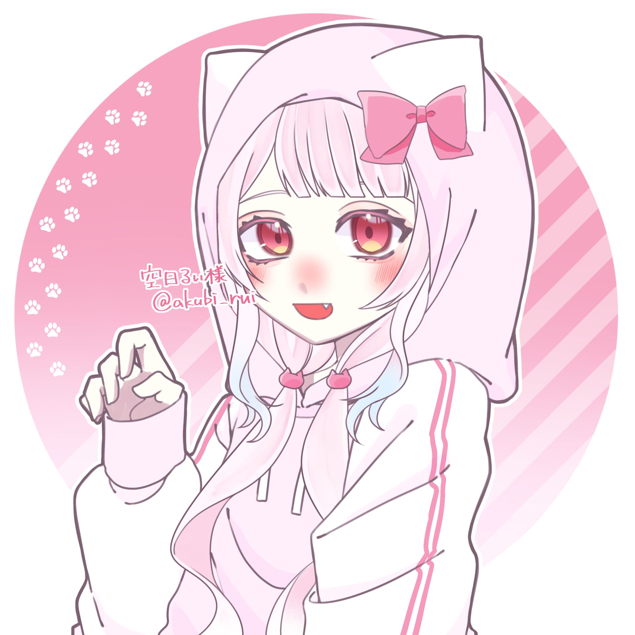 猫耳パーカー落書き量産_空日るい様-1