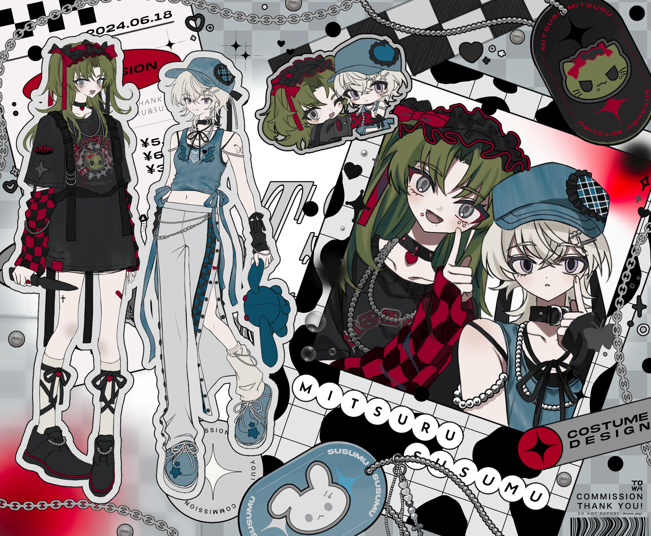 イラスト　衣装デザイン-1