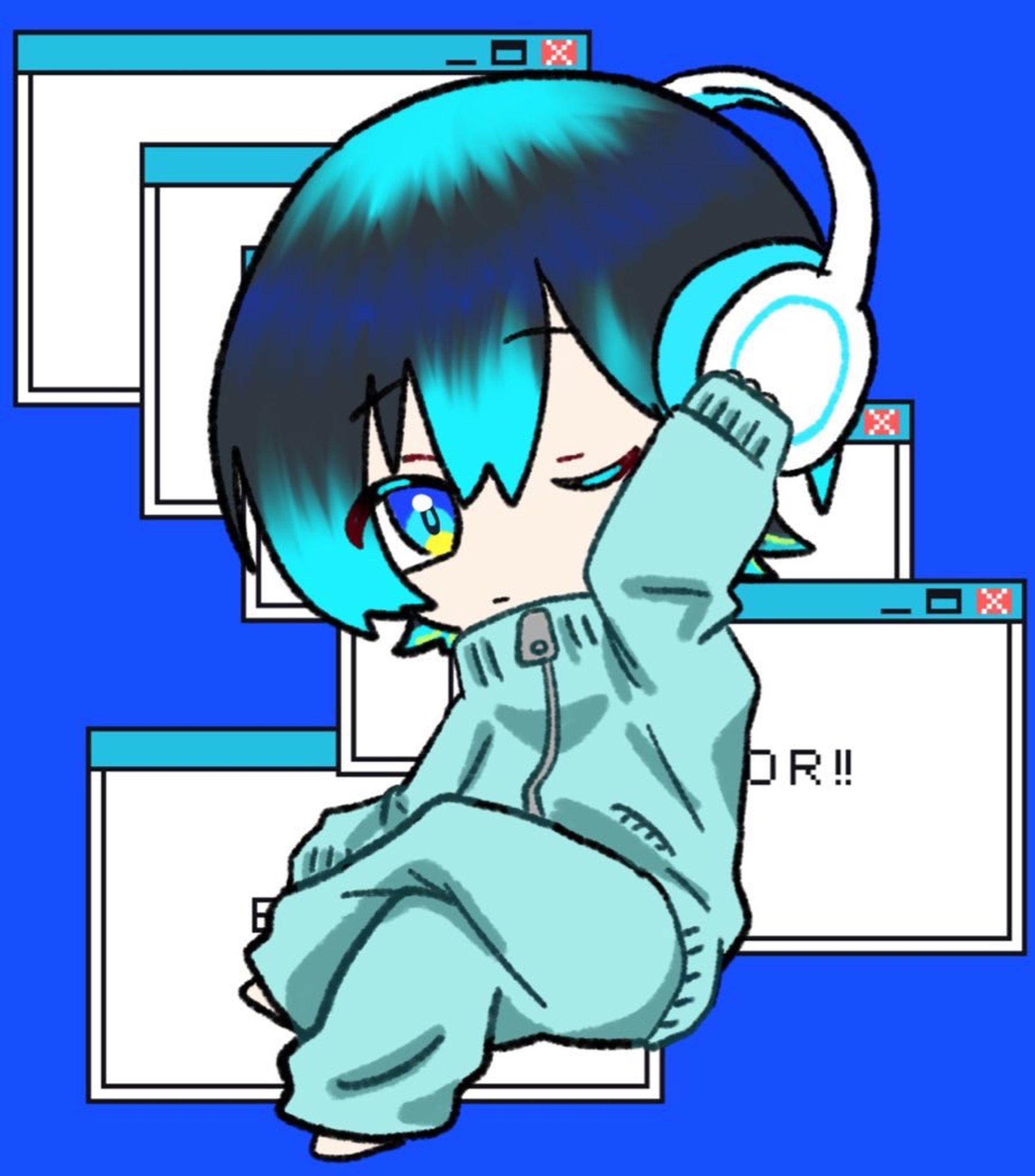 デフォルメオタクくん-1
