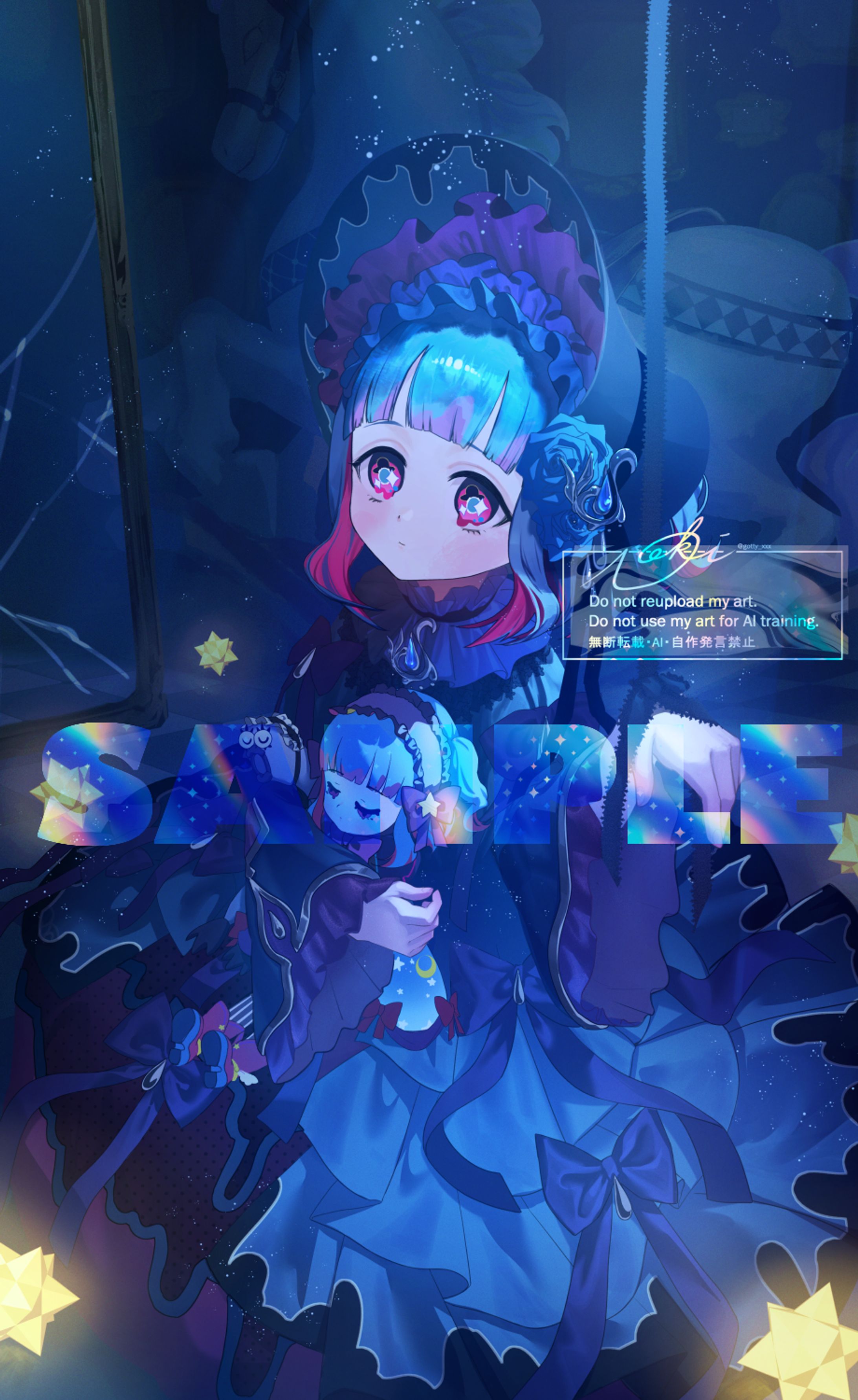 IRIAMライバー１枚イラスト-1