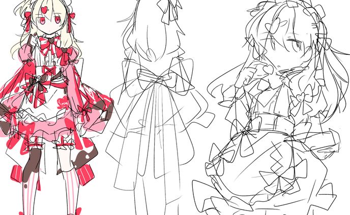 イラスト作成、学生