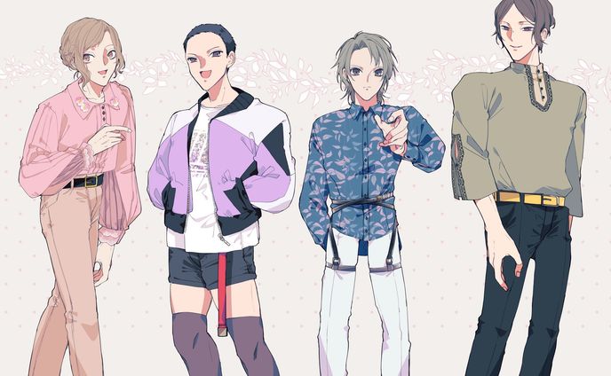 男性キャラクター立ち絵