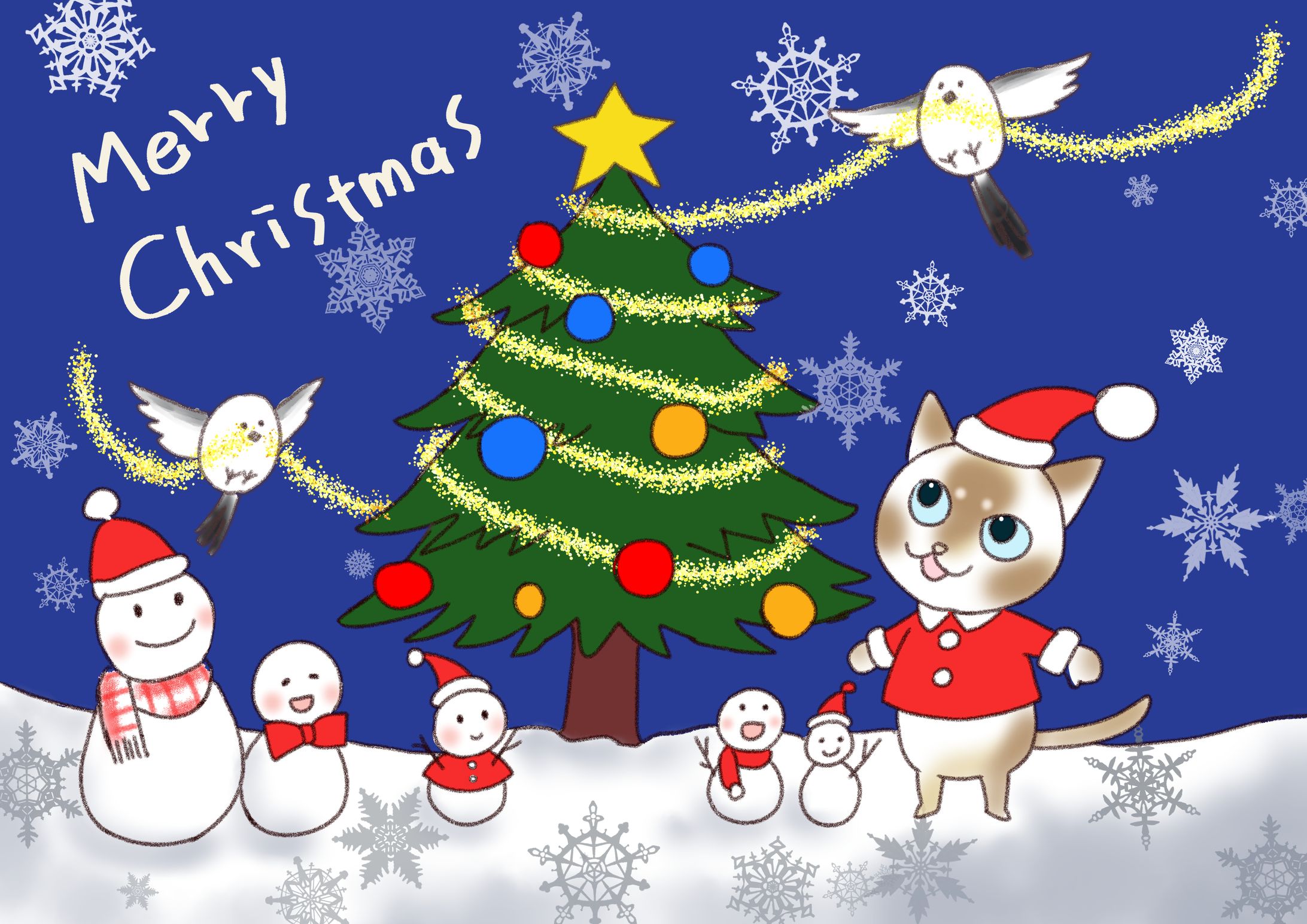クリスマスカード-1
