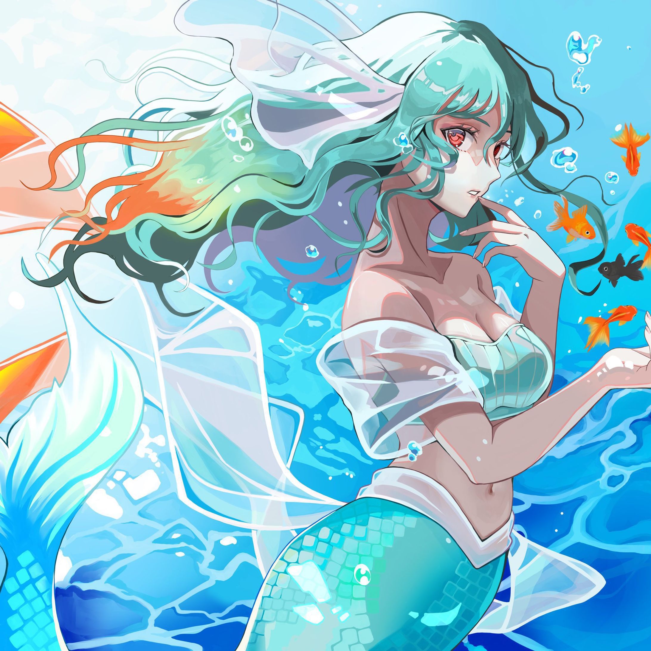 オンライン美術館　人魚-1