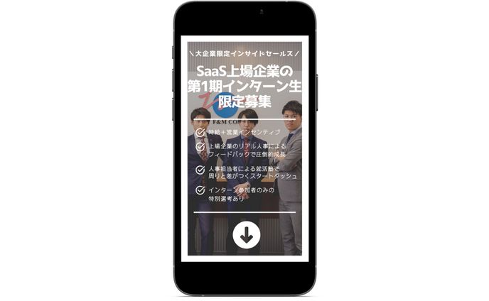 IT企業のインターン募集ストーリーズ広告④