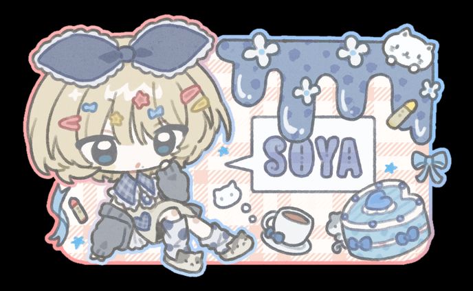 ネームプレート風イラスト