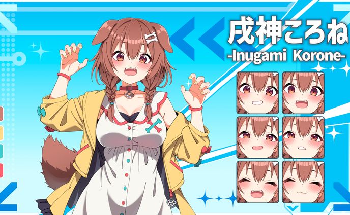 【ゲーム制作】キャラクター立ち絵（制作中）