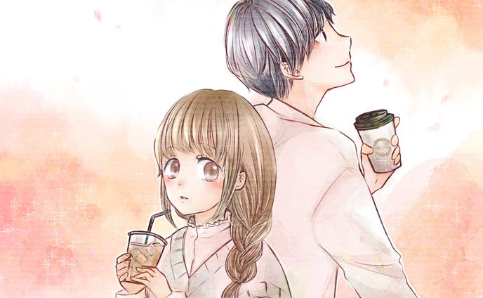 カップルイラスト　4月