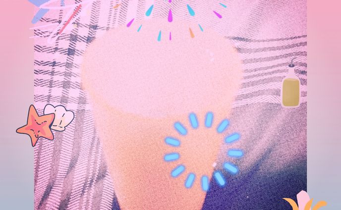 キラキラした感じのハロウィン風加工フォト