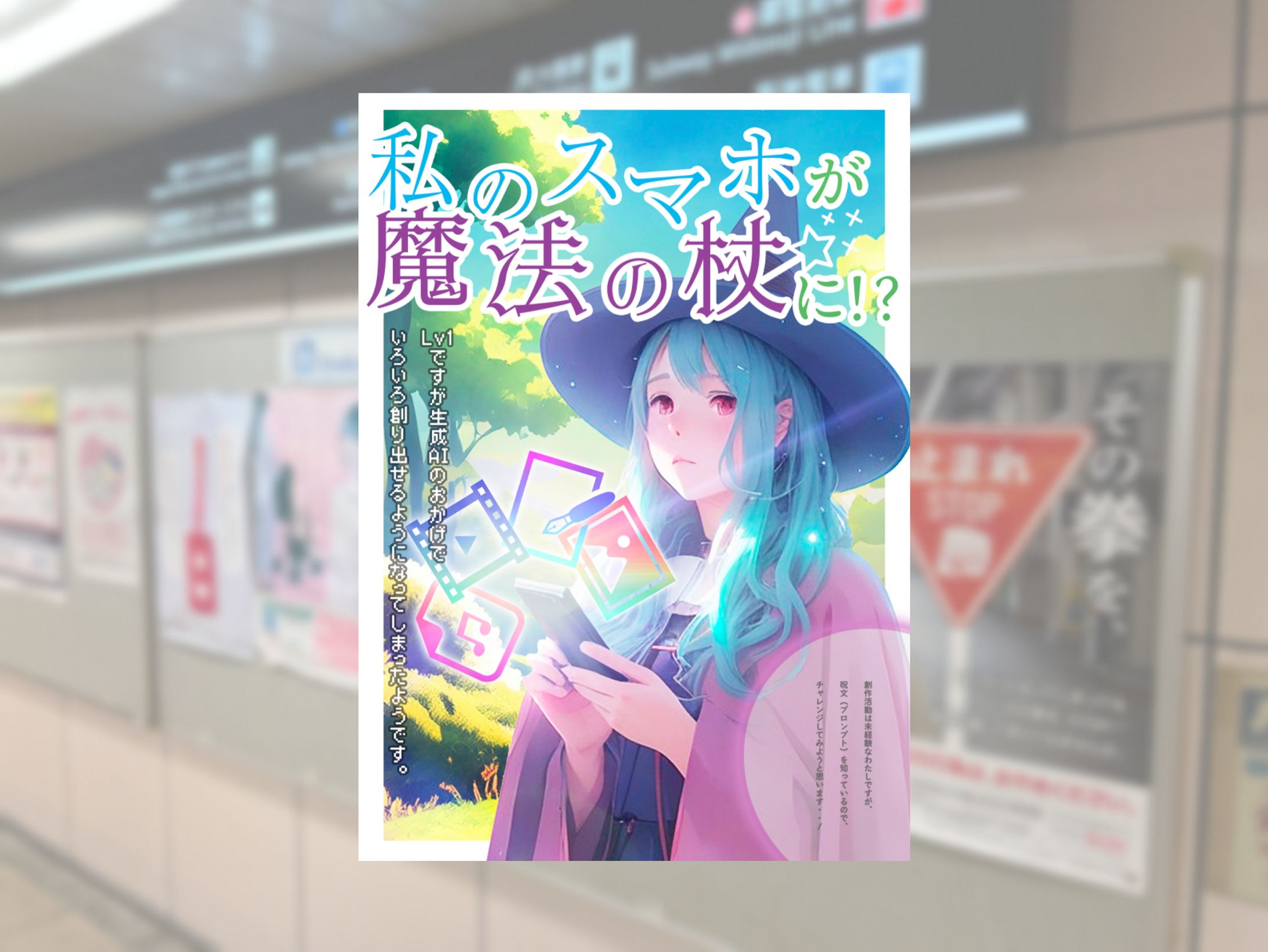 私のスマホが魔法の杖に！？-1