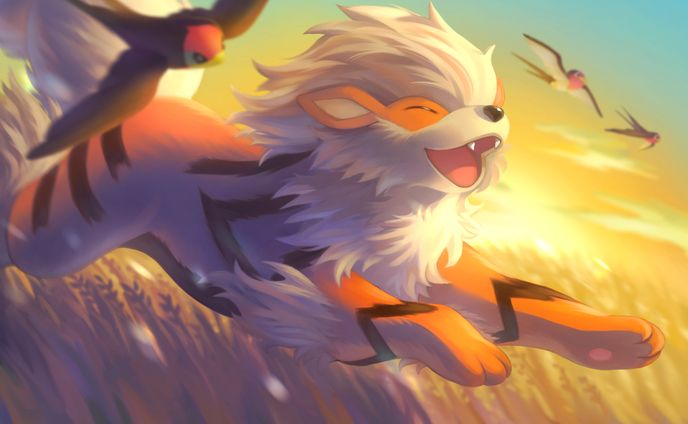 ポケモンイラストコンテスト2022応募作品_ウインディ