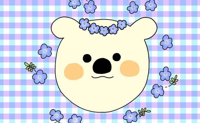 SNSアイコン受注【しろくま】