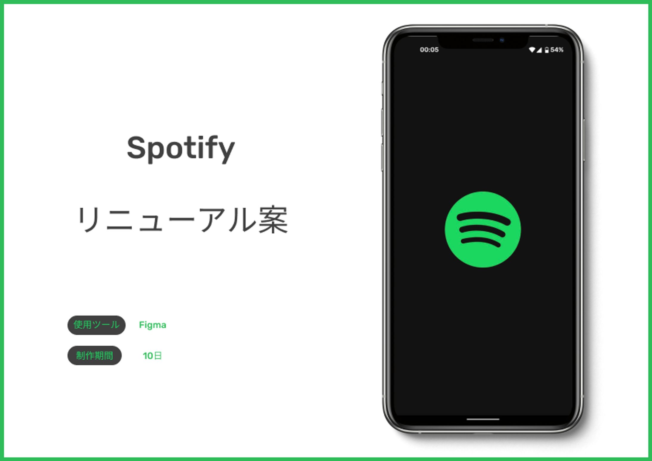 Spotify リニューアル案（not UI redesign）-1