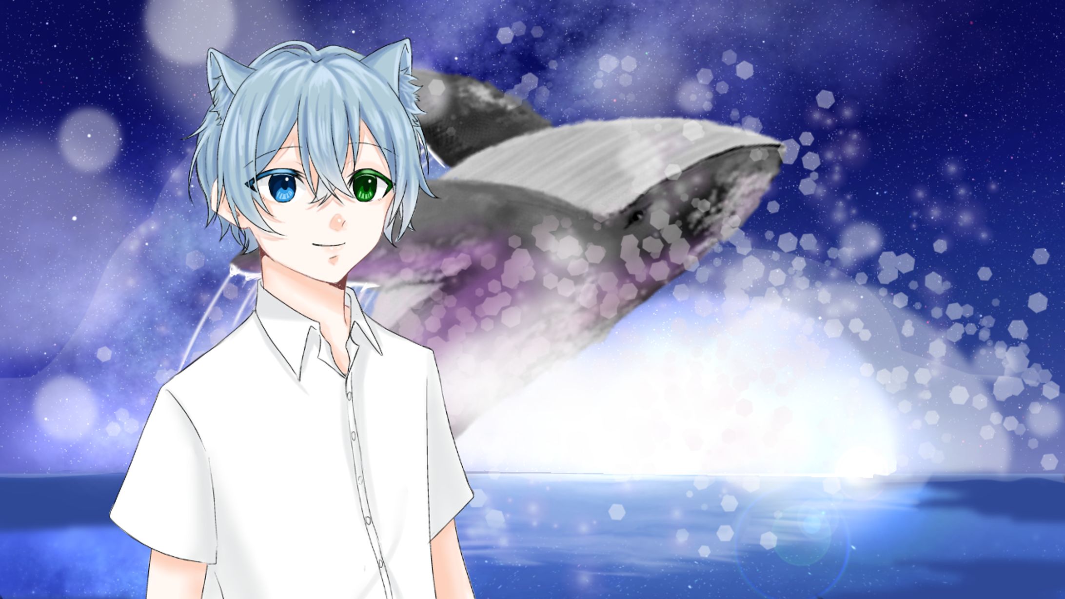 Nz様 ただ声一つ 歌ってみたmvイラスト -1
