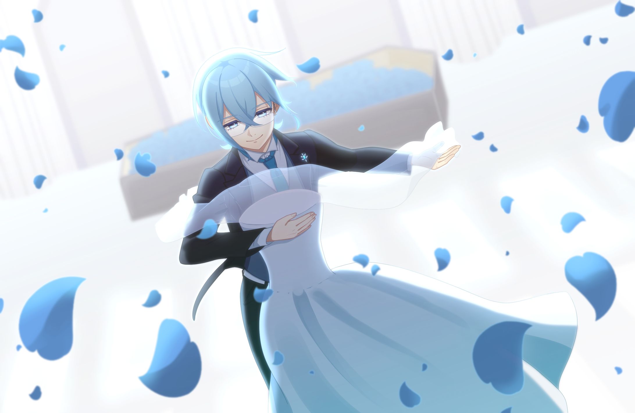 【MV用イラスト】ネクロの花嫁｜天藍宮さくま様 cover-1