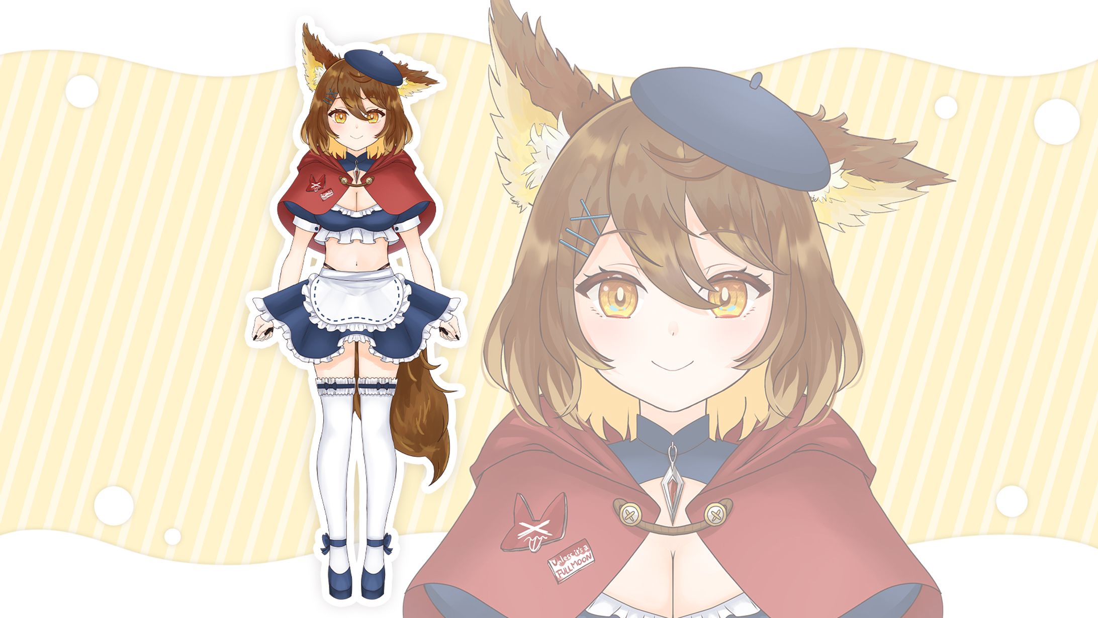 【Vtuberデザイン】アマガ・ミツキ　新衣装-1